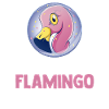 Verrücktes Flamingo Mädchen