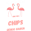 Flamingos sind wie Kartoffelchips