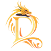 Lettre D avec dragon