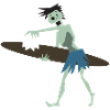 Surfeur Zombie Tiki