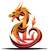 Letter L with dragon