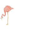 Cool Cooler Flamingos