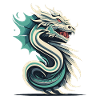 Letter S with dragon