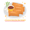 Lumpia Loempia Spring Roll Gift