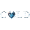 Eis-Aufschrift "COLD"