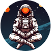 Astronaut Meditation Pose