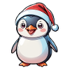 pingouin bonnet de noel