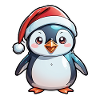 pingouin bonnet de noel