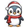 Penguin Christmas Hat