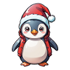 pingouin bonnet de noel