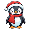 Penguin Christmas Hat