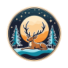 Reindeer Christmas Drawing