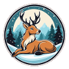 Reindeer Christmas Drawing