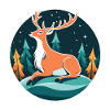 Reindeer Christmas Drawing