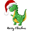 joyeux dino christmas