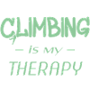 Climbing is my therapy