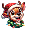 Festive Merry Reindeer - Christmas Magic
