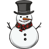 Schneemann Winter Comic