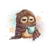 Nachtschicht Eule Kaffee Müde