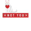 I love cats, not you