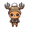 Cerf Mignon Hiver
