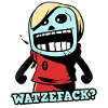What ze fack, ein Cartoon-Schlingel