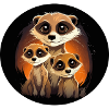 Erdmännchen Familie