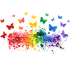 Libre d’aimer papillon LGBT