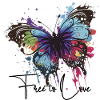 Rainbow Butterfly Splash libre d’aimer