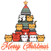 Cats Christmas Tree