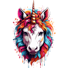 Buntes Einhorn-Pferdchen