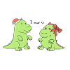 little dinosaurs - I rawr and