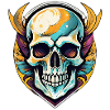 Artistic Skull, Skeleton, Morbid