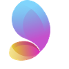 Frei durch Liebe Gradient Schmetterling
