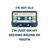 Retro -sarkastisches Alter Spruche
