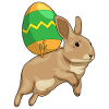 Bunny Easter Riding