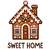 Cute gingerbread house