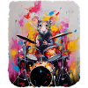 Rat Drumming Street Art