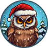 Owls Christmas