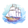 Sailboat - illustration