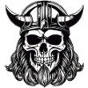Cool Viking Skull