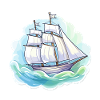Sailboat - illustration