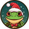 Frogs Christmas