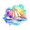 Sailboat - illustration