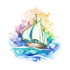 Sailboat - illustration