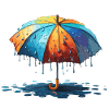 Umbrella / Weather / Precipitation / Raindrops
