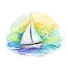 Sailboat - illustration