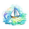 Sailboat - illustration