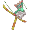 Chat de ski