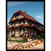 Alsatian House Digital Painting